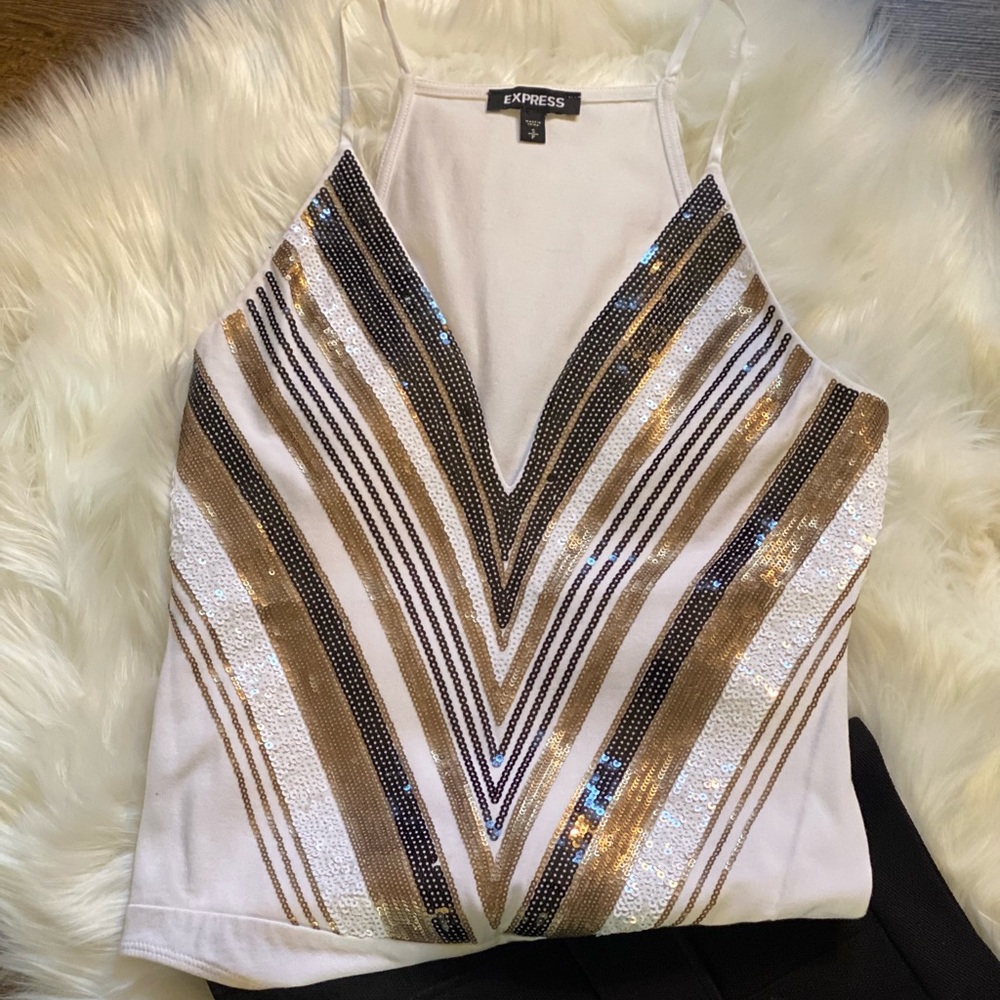 Express Sequins bodysuit